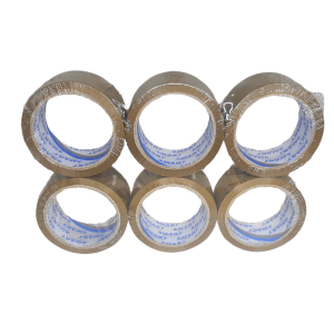 Taśma pakowa smart solvent  - 6 sztuk - brąz