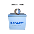 Taśma  pakowa smart solvent  - 36 sztuk - transparent 