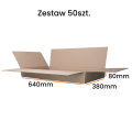 Karton pełny gabaryt a - 640x380x80 - 50 sztuk