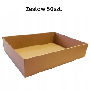 Tacki tekturowe na prezenty 330x240x70 mm | Komplet 50 szt.