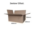 Karton klapowy 300x210x120mm wewnętrzne - 120 sztuk