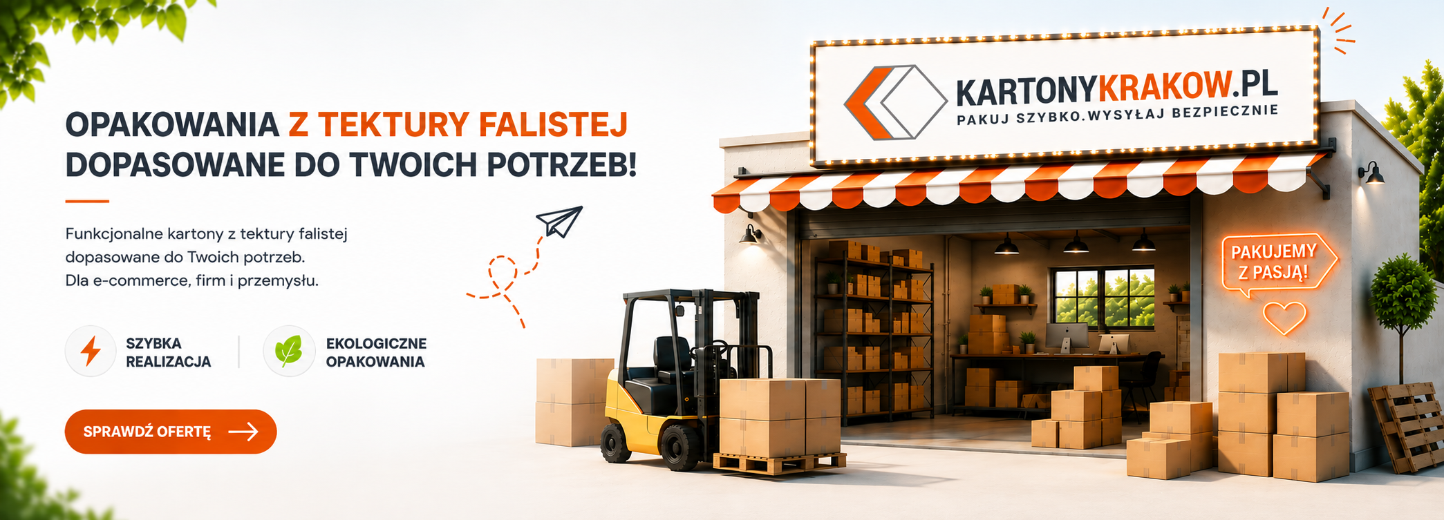 KartonyKrakow.pl — opakowania, które dowiozą Twój biznes